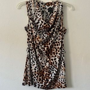 Worthington blouse size small similar to leopard print